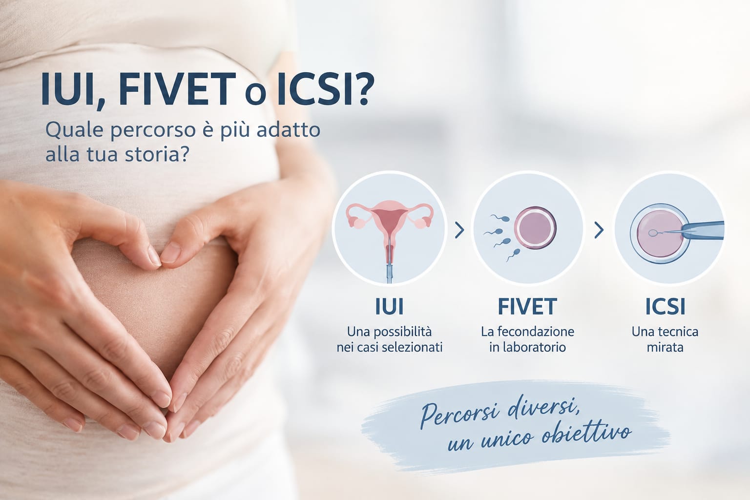 IUI, FIVET,o ICSI, cosa è cambiato e come scegliere il percorso giusto.
